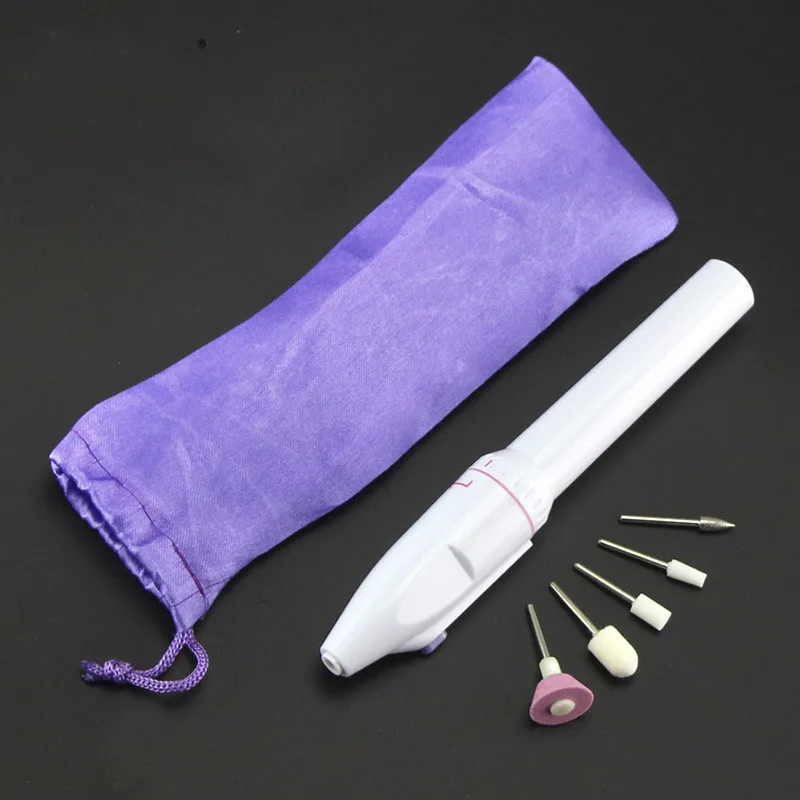 

5 in1 Electric Mini Nail Machine Art Drill Carve Grinder Professional Polisher Set Portable Nail Tools