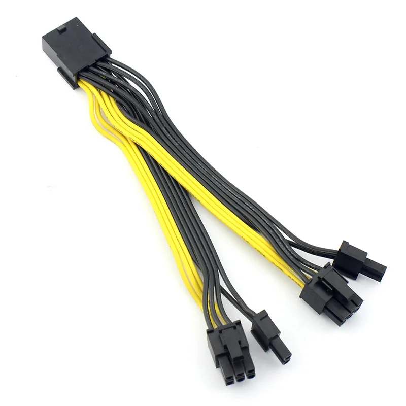 PCIe GPU 8pin на двойной молнии сплиттер Мощность Удлинительный кабель 8 Pin типа папа