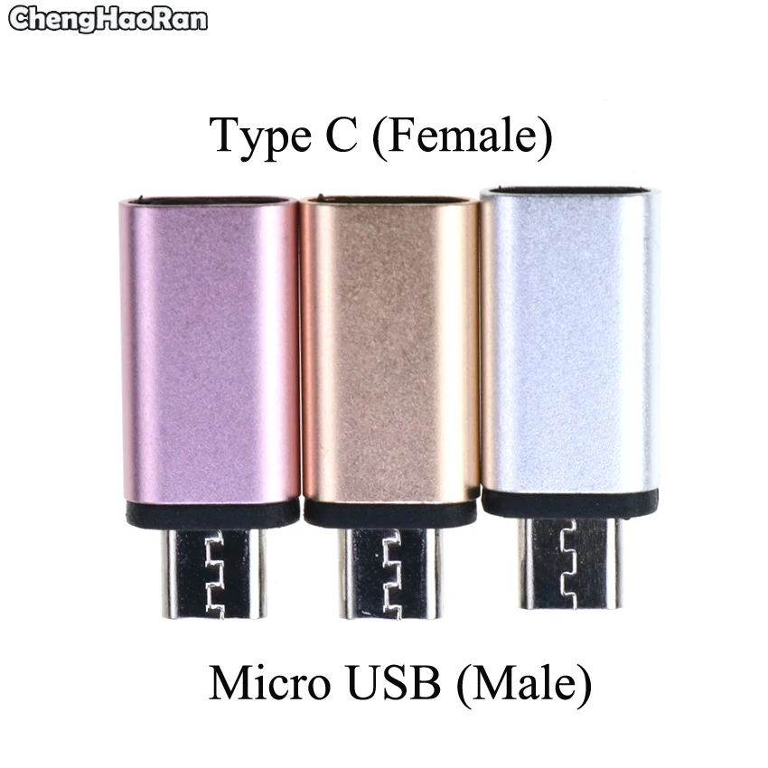 ChengHaoRan 3 шт. для lightning Type-C адаптер Micro USB/USB 0 Type C iPhone 8 7 6/Android кабель передачи данных