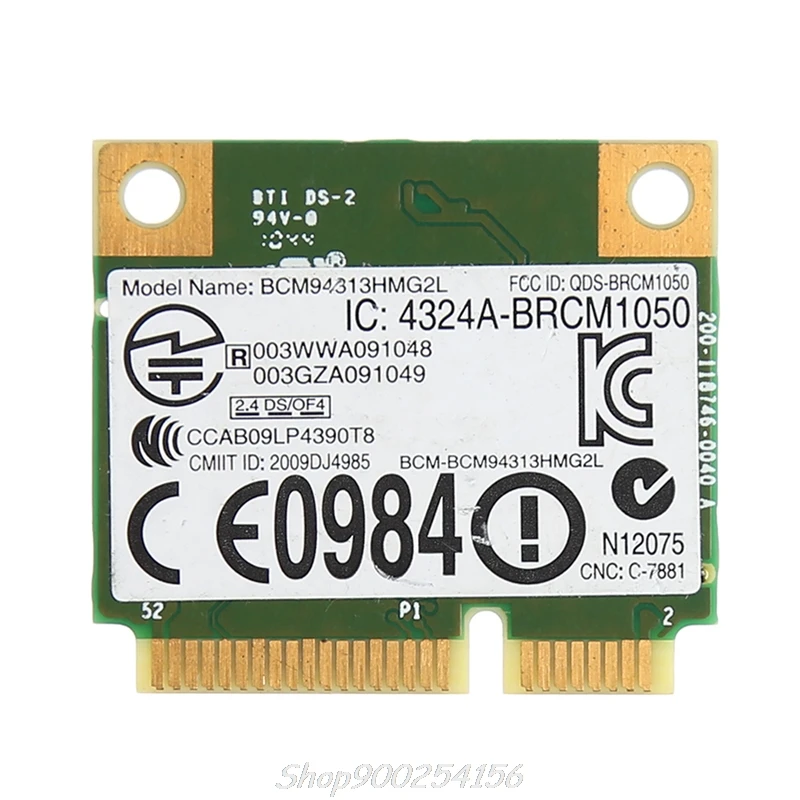 

150M Wireless Wifi Mini PCI-E Card For Dell DW1501 0K5Y6D Broadcom BCM94313HMG2L S21 20 Dropshpping