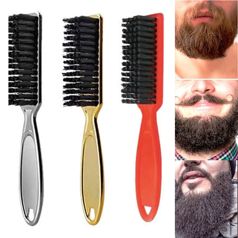 

1pc Hairdressing Beard Cleaning Brush Hair Remove Comb Barber Tool Scissors Cleaning Brush Hair Brush Comb Styling Tool New
