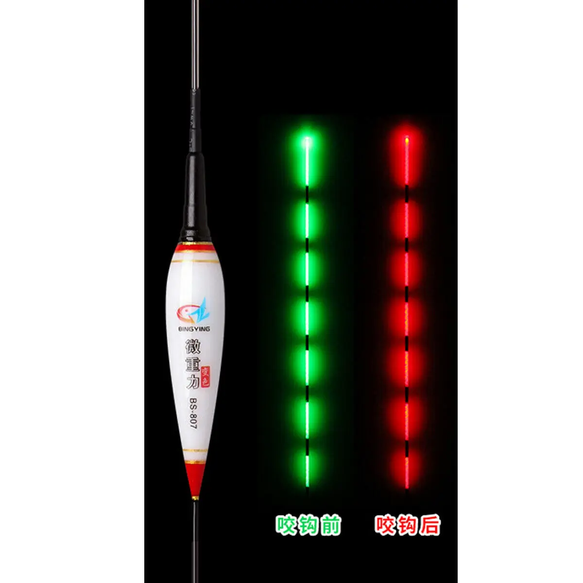 Newest Night Luminous Smart Fishing Float Glowing LED Fishing Bobber Fishing Float Gift for gathering guests - Цвет: 12