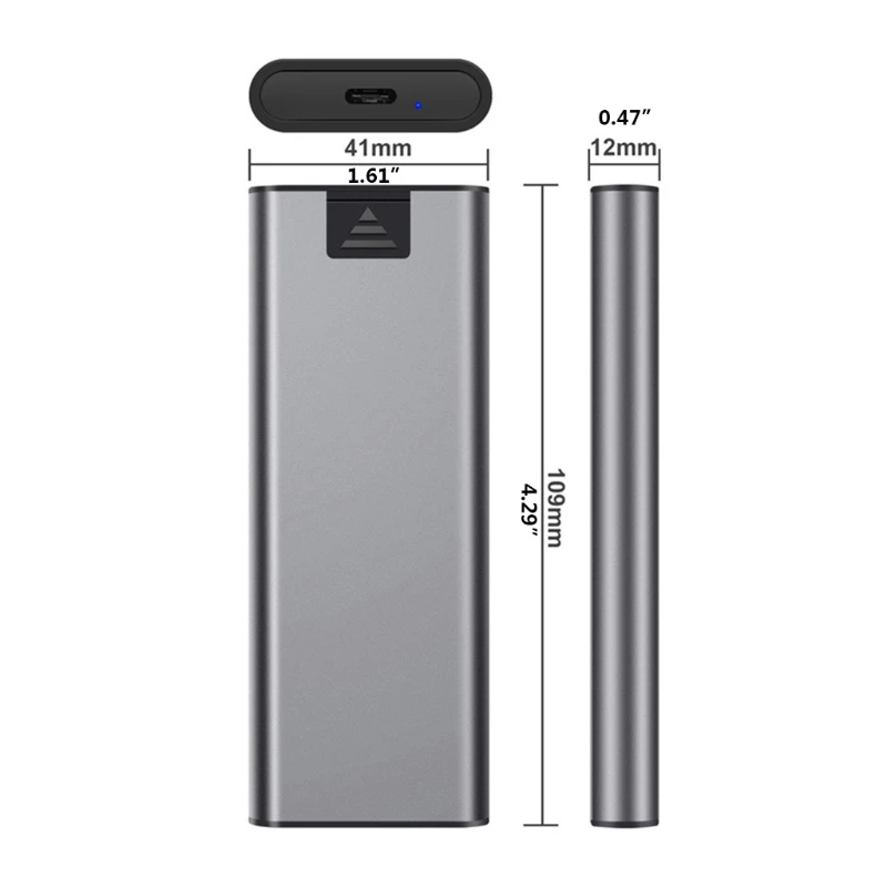 

Защитный корпус M.2, NVMe, SSD, USB 3.1 Type C, 10 Гбит/с