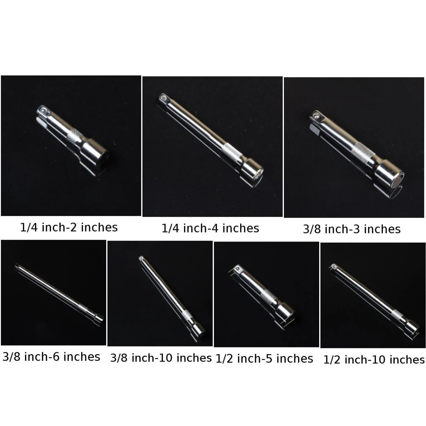 1/4 ”3/8” 1/2 ”торцевой ключ длинный и короткий привод/удлинитель 2 ~ 10 дюймов Длина| |