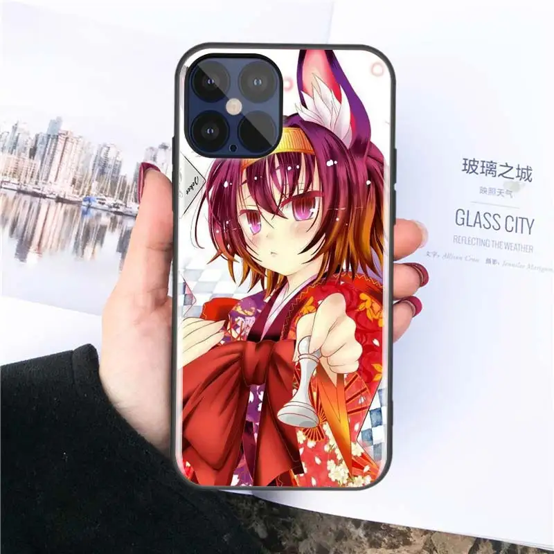 

No Game No Life Phone Cover for iPhone 7 8 11 12 Mini Pro Max X XS Max XR 6S Plus Case Silicone Fundas Shell