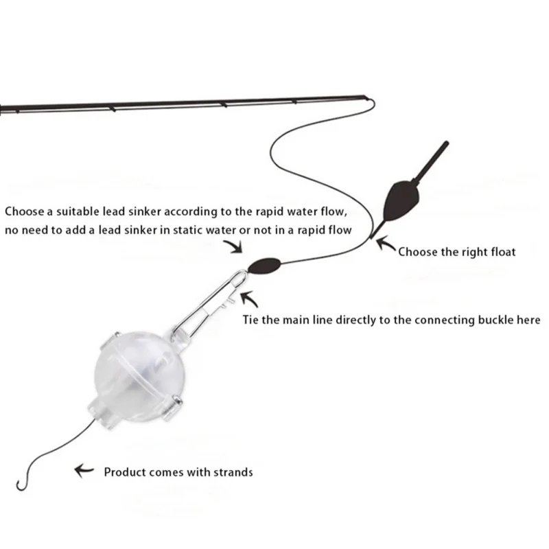Портативный автоматический рыболовный крючок-триггер из нержавеющей стали