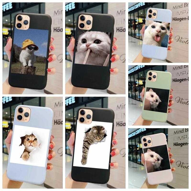 

Cute Animal For Xiaomi Redmi 6 6A 7 8 8A kitten Personality Funda Girl Trend Thin Fashion Cartoon MatteThin Phone Case Cover