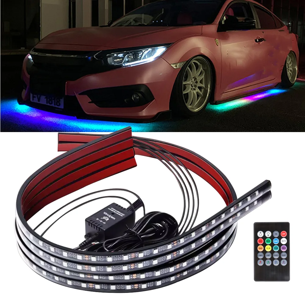 CROSSFOX автомобиль RGB светодиодный светильник подсветка днища водонепроницаемый