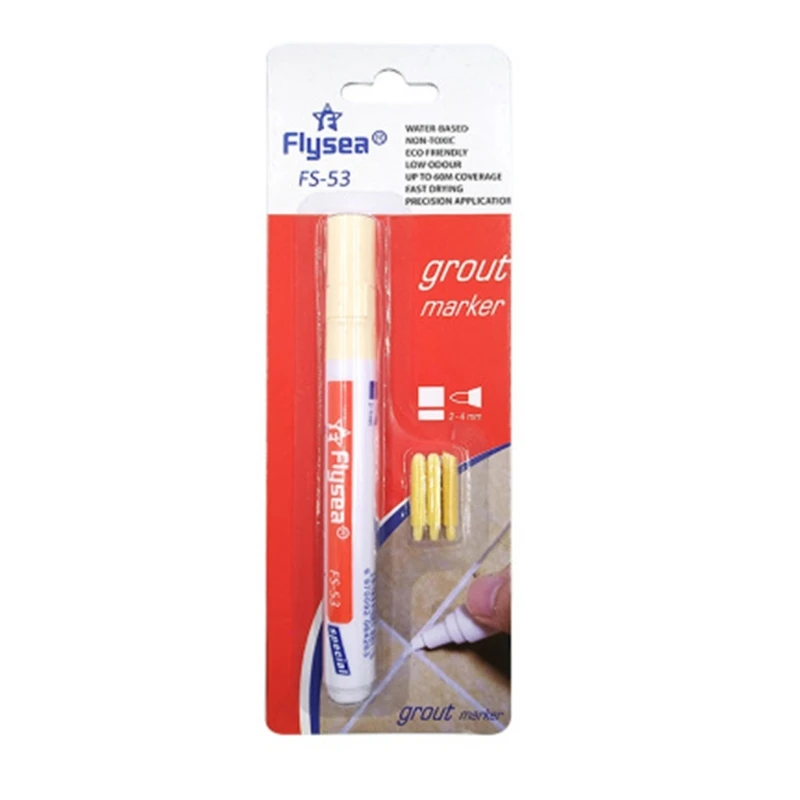 

Tile Gaps Repair Color Pen Waterproof Dirt-proof Beautiful Seam Floor Refresher 1XCB