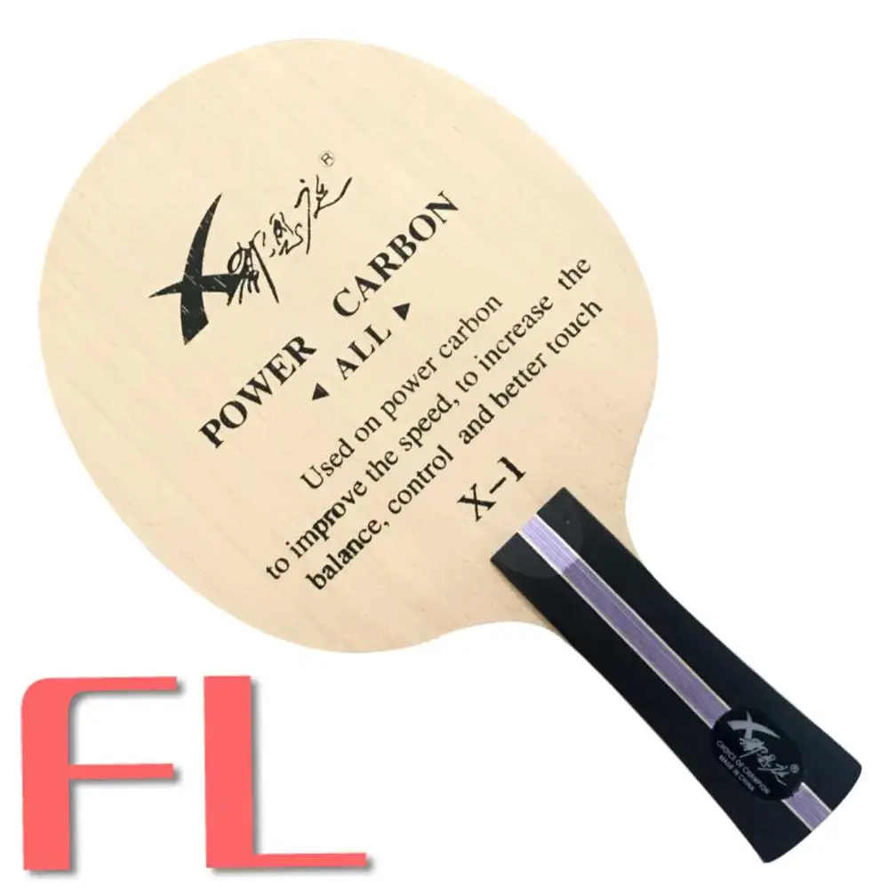 shakehand long FL XI EN TING профессиональное мощное углеродное лезвие для настольного тенниса/лезвие для пинг-понга/Настольный теннис - Color: shakehand long FL