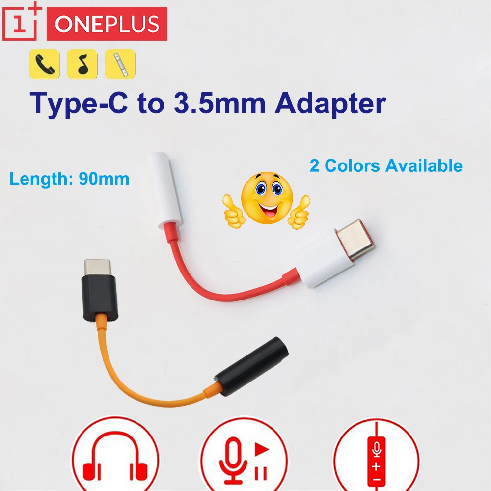 Оригинальный адаптер Oneplus Type C на 3 5 мм разъем для наушников кабель