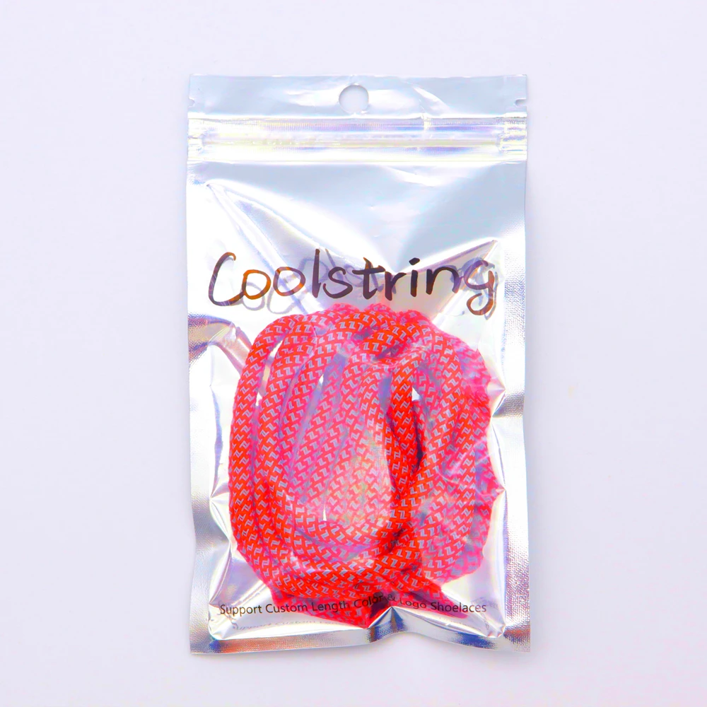 Coolstring крутой изюминкой 3 м круглые светоотражающие шнурки для обуви атлетические