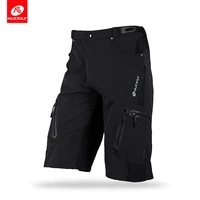 men pants padded baggy cycling shorts summer bicycle riding trousers water resistant loose fit casual shorts reflective mtb bike