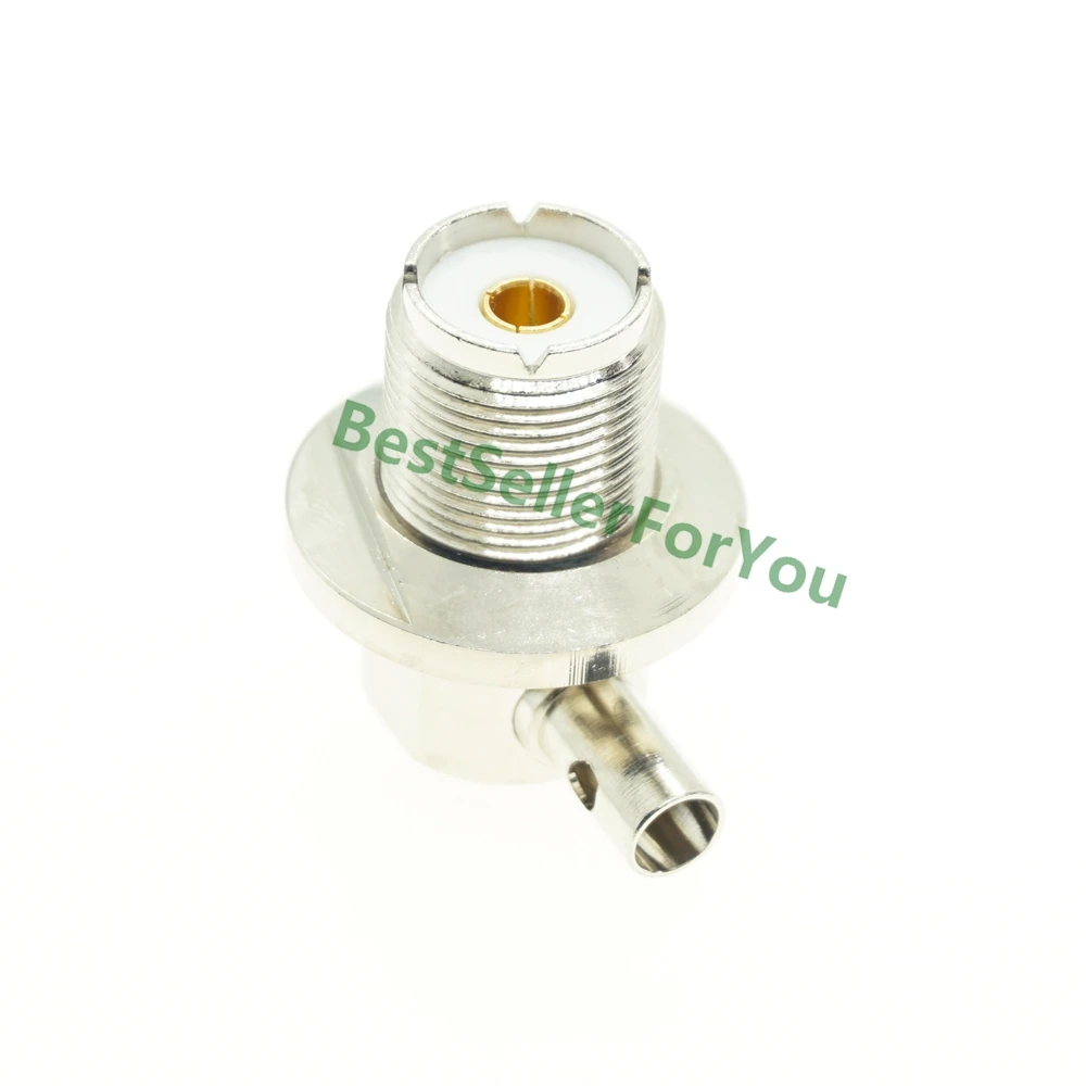 UHF Female SO239 SO 239 Jack прямоугольный разъем для пайки 2 отверстия 90 градусов LMR195 RG58 RG400