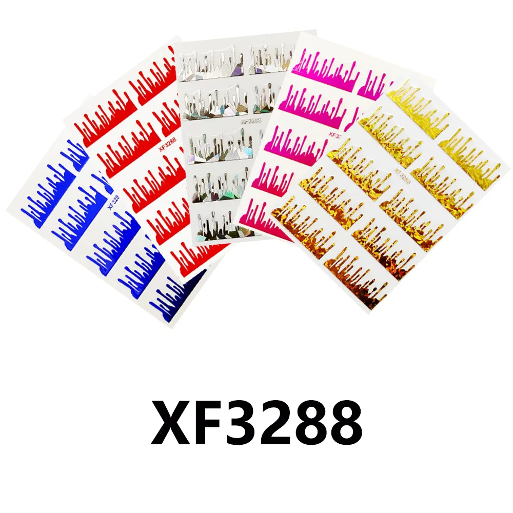 Самоклеящаяся голографическая наклейка для ногтей самоклеящаяся 3d-наклейка с