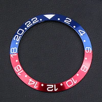 38mm watch face metal bezel insert for 40mm case skx007 skx009 watch case submariner gmt mens watches replace accessories
