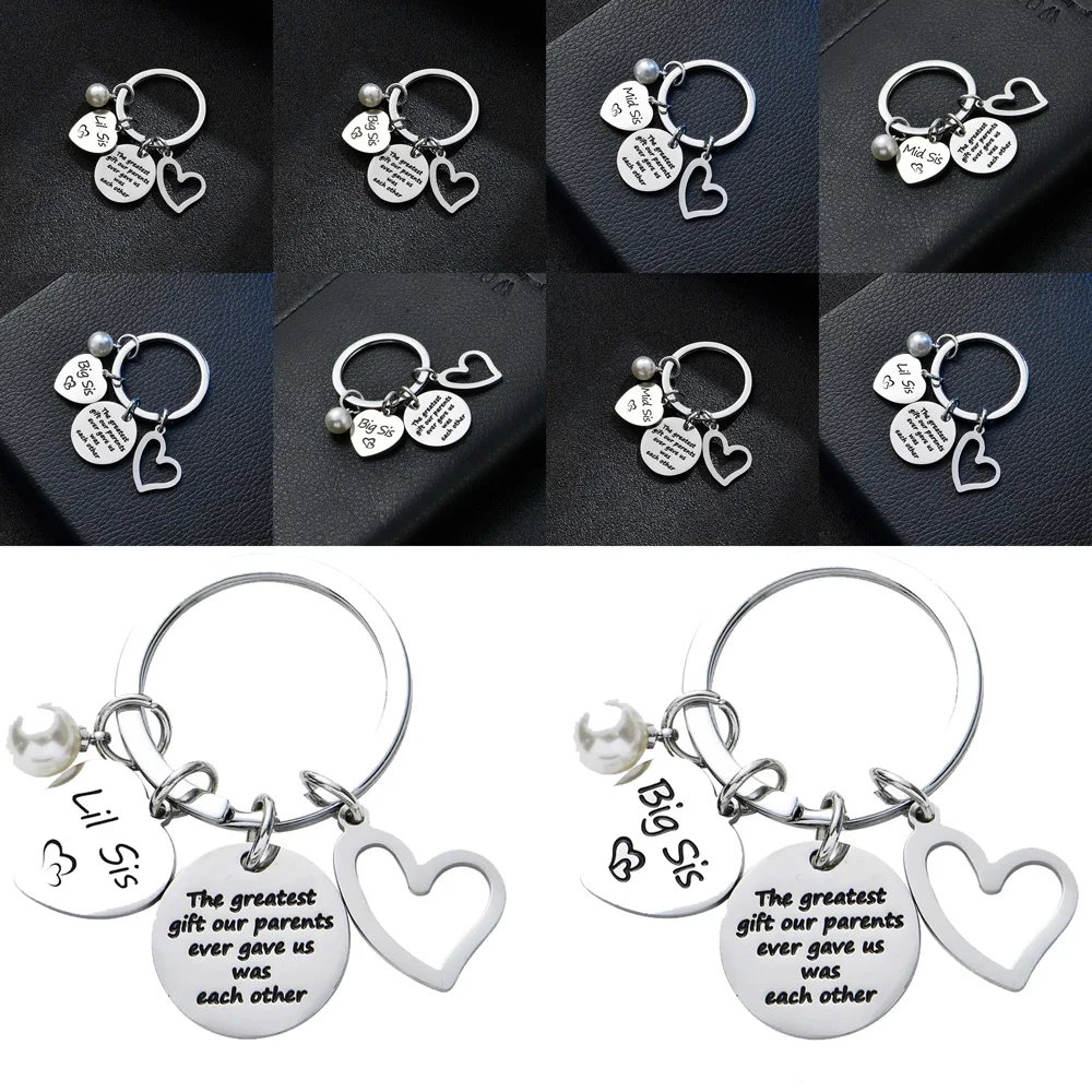 Самый лучший подарок, который наши родители когда-либо дали нам, был друг другу, брелоки из нержавеющей стали, большой, с фотохромой, лучший подарок для друзей, Лидер продаж