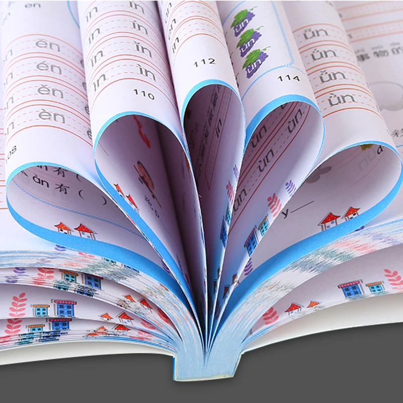 Книги Pinyin обучающие материалы детская карта для практики полный комплект