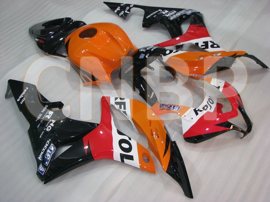 Обтекатель для мотоцикла CBR600 RR 2007 2008 CBR 600 08 репсол Honda CBR600RR Abs обтекатель|Полные