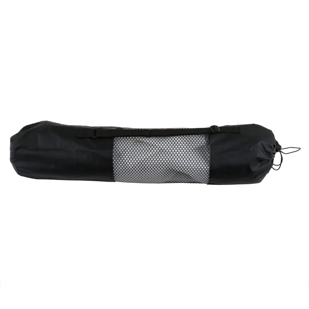 Mochila спортивные сумки для йоги популярная Портативная сумка для Йога-коврика полиэстер нейлоновая сетка черный рюкзак для здоровья красивые виды спорта