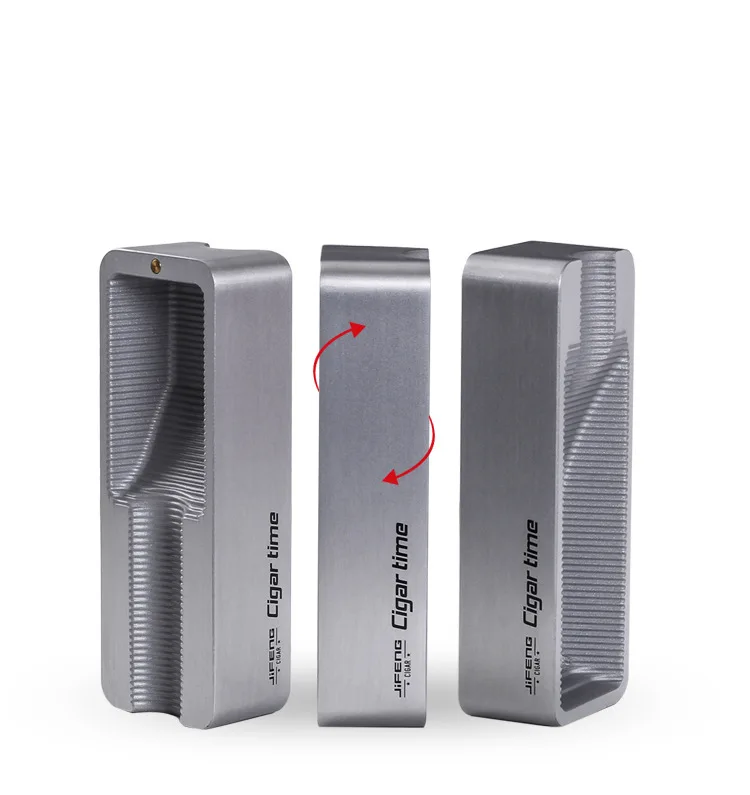 Пепельница для сигар металлическая двухсторонняя портативная Бытовая