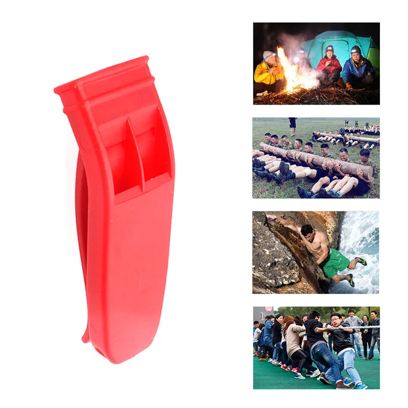 Двойной браслет для спорта на открытом воздухе инструмент выживания EDC свисток