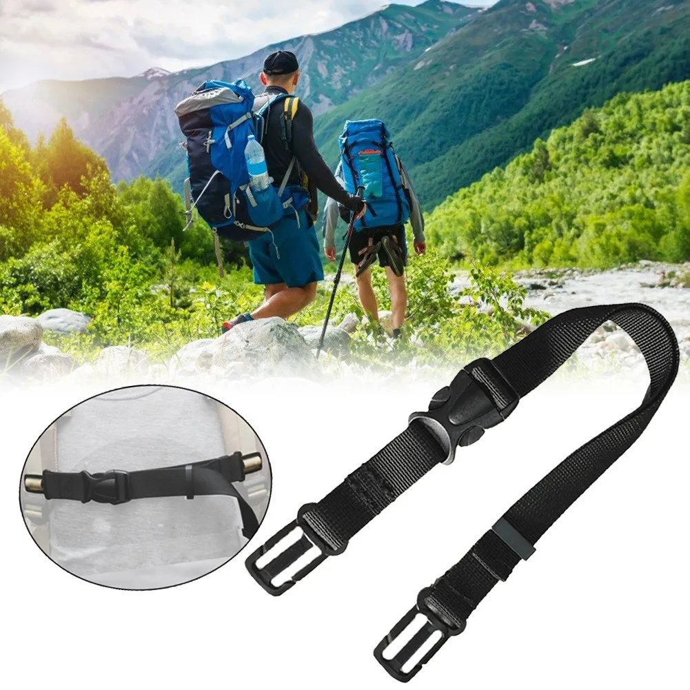 

Buckle Clip Strap Adjustable Chest Harness Bag Backpack Shoulder Strap Webbing Chest Strap Fixing Straps Outdoor Camping Parts