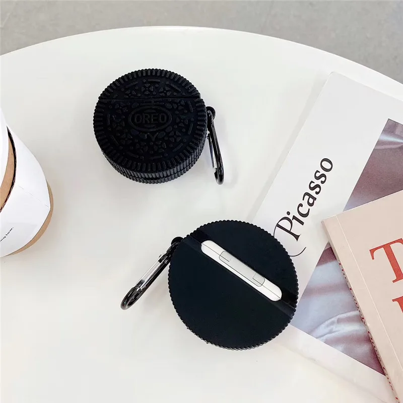 

3D Milk Chocolate biscuit Case for Airpods 1 2 3 Pro Earphone Box Cover Soft Bluetooth Wireless Protect Case for Airpod