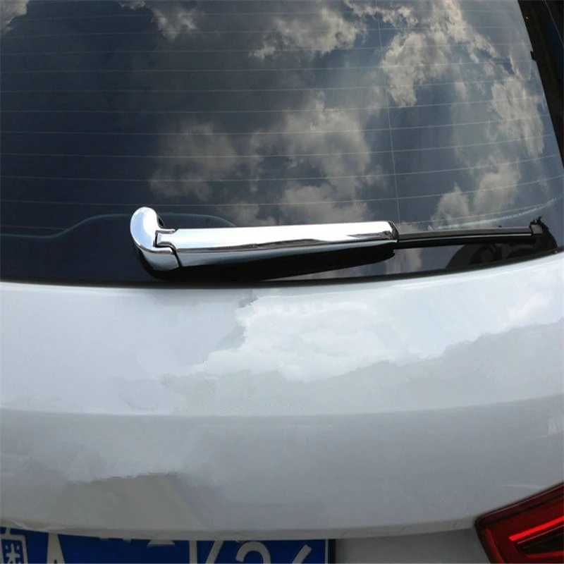 

WELKINRY car auto cover for Audi Q3 2012 2013 2014 2015 ABS chrome rear tail window windshield windscreen wiper cap trim