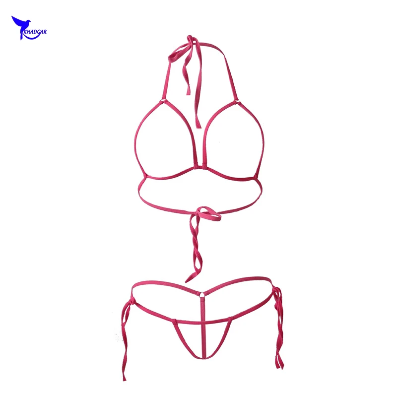 Женский набор бикини G String Экстремальный дикий микро 2019 сексуальный пляжный