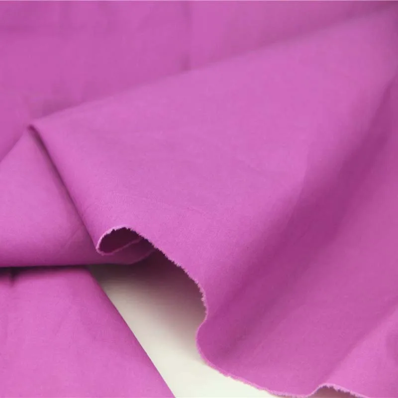 

Solid Fuchsia 100% Combed Cotton Poplin Fine Fabric Tissue for Summer/Autumn Apparel Dress Shirt Pants Handwork Craft Decor Tela