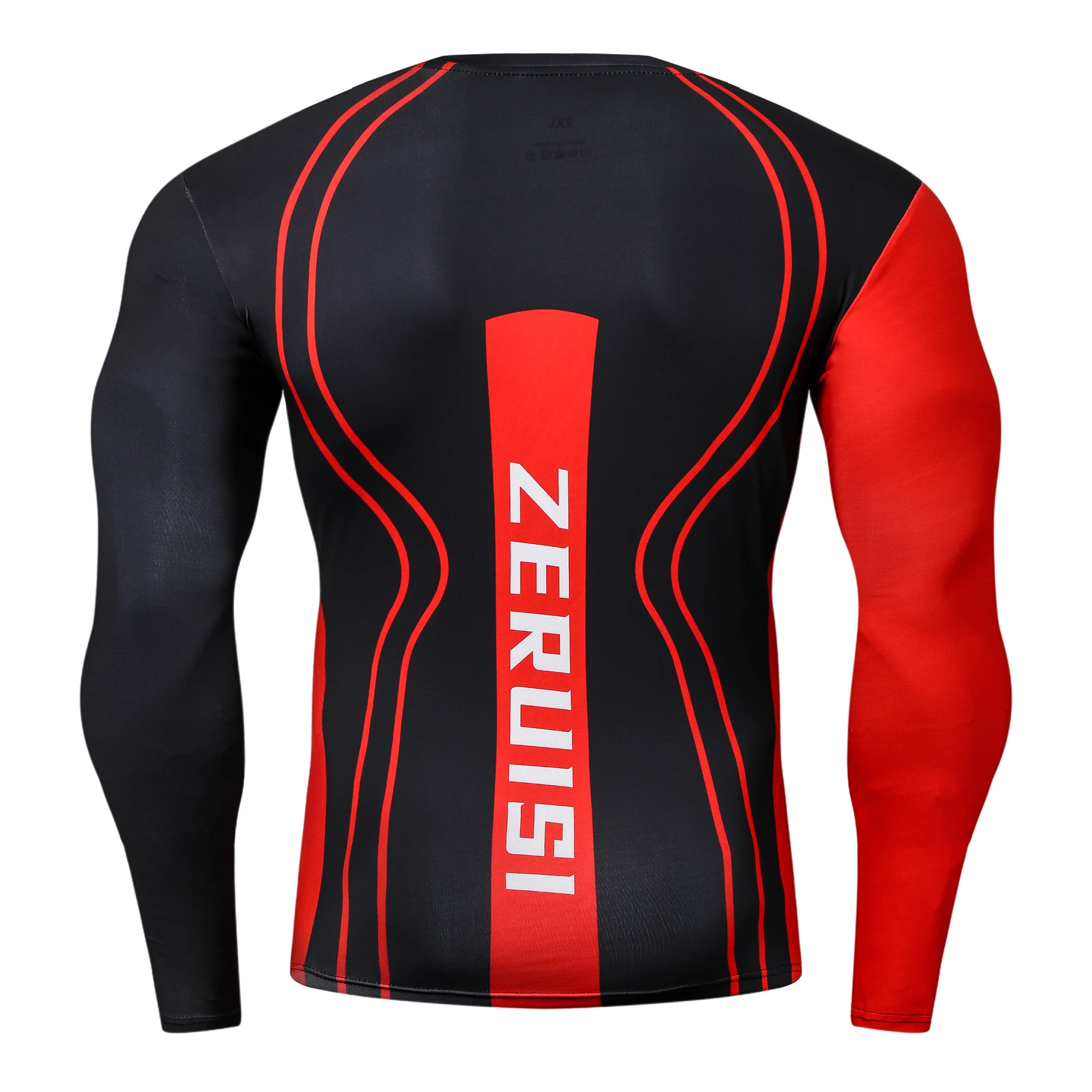 Мужские футболки для бега быстросохнущая компрессионная Спортивная футболка