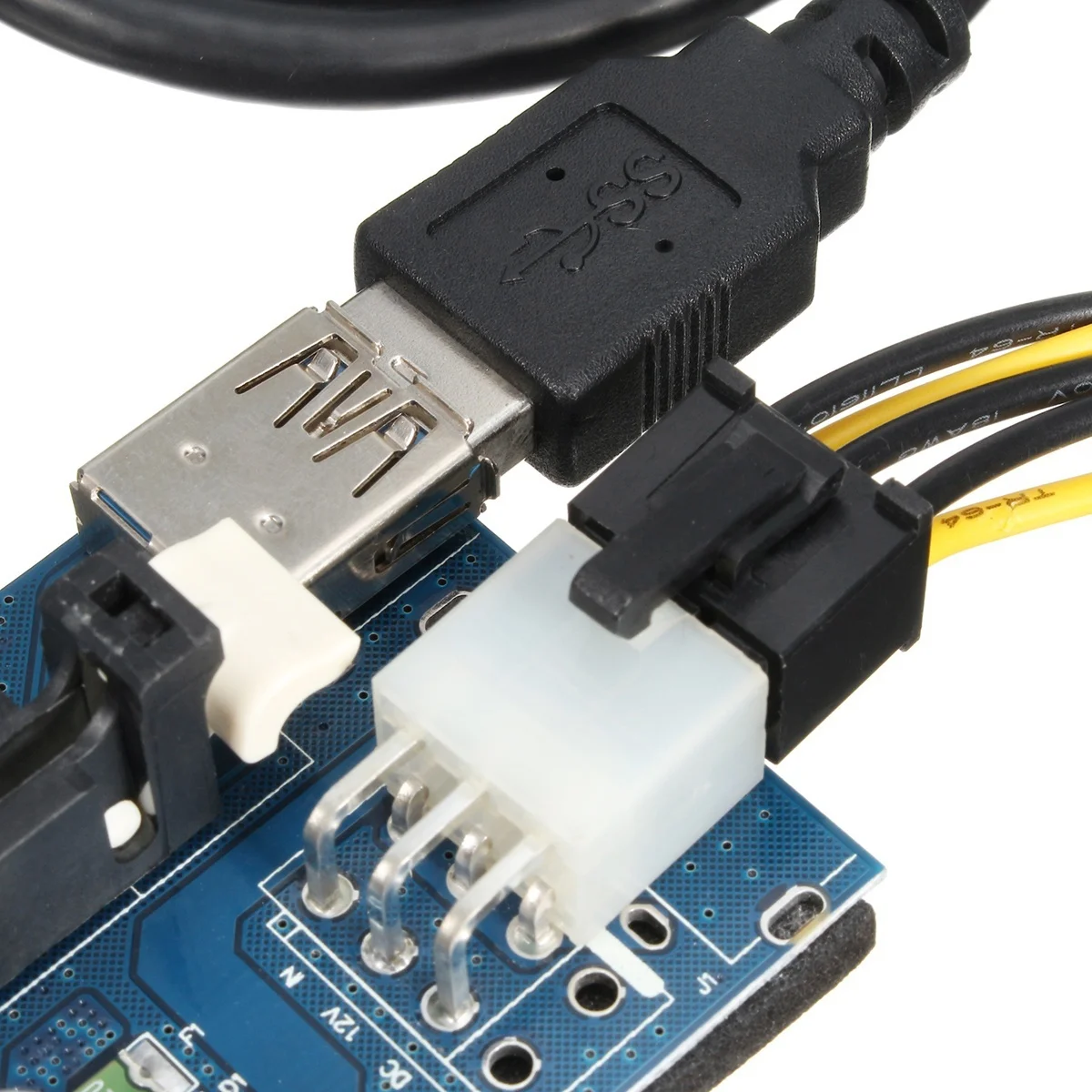 VER008S VER009S 006C PCI-E PCI 1x 16x карта майнинга Экспресс Райзера 4 емкости 60 см графическая