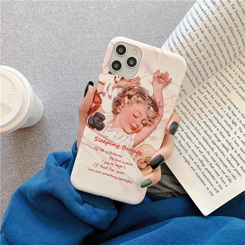 GTWIN Lovely Funny Girls And Boy Couple Phone Case For iPhone 11 Pro Max 6 6s 7 8 Plus X XR XS Soft TPU Cover Cases Shell |