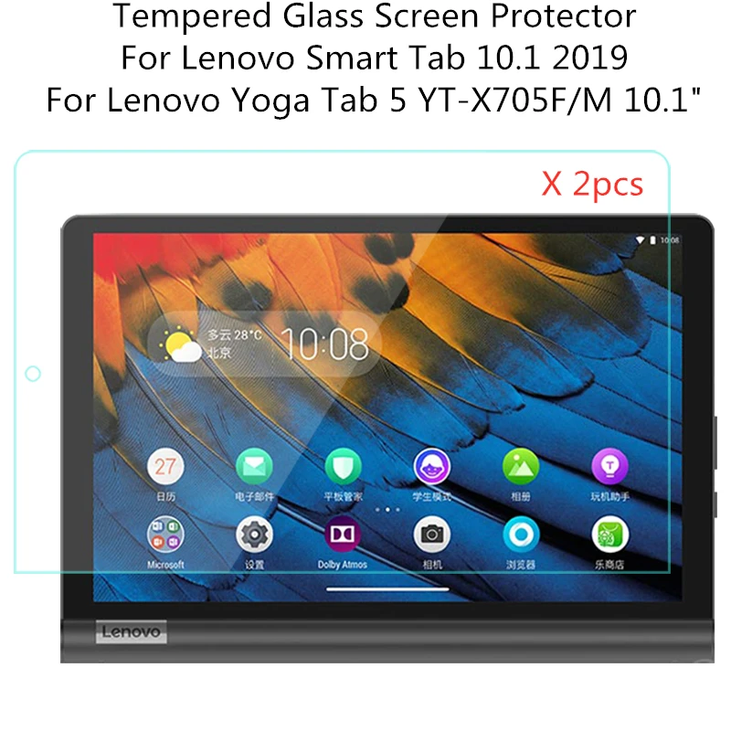 2 шт. 9H закаленное стекло протектор экрана для Lenovo Yoga Tab 5 YT X705F 705M Smart 2019 10 1 дюймов