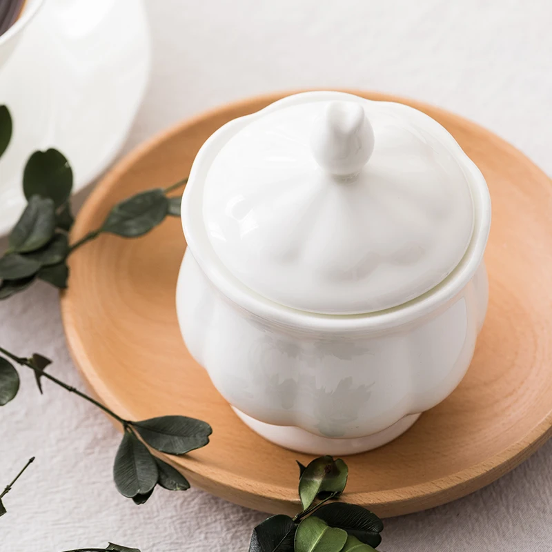 Сахарница в британском ретро-стиле с крышкой Бытовая кофеварка для кафе