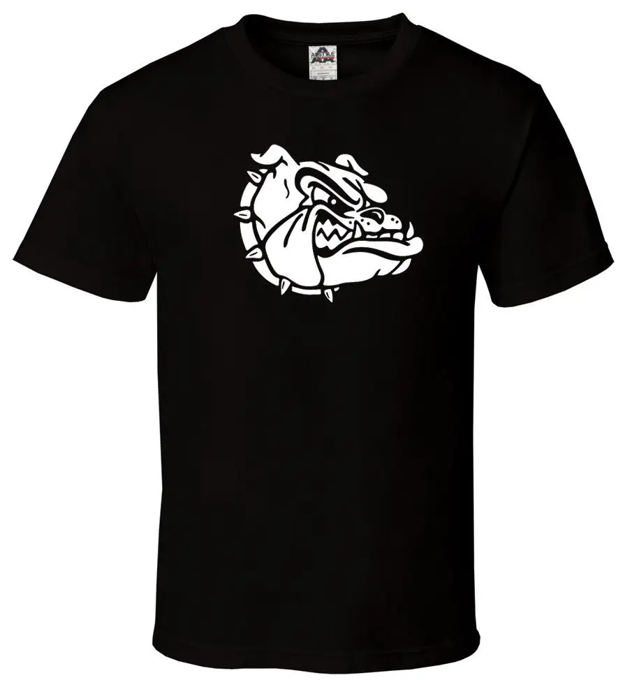 

Bulldogs - Black T-Shirt Fan Logo Gonzaga Bulldog All Sizes S-3XL Summer Short Sleeves New Fashion T-Shirts Letter Top Tee