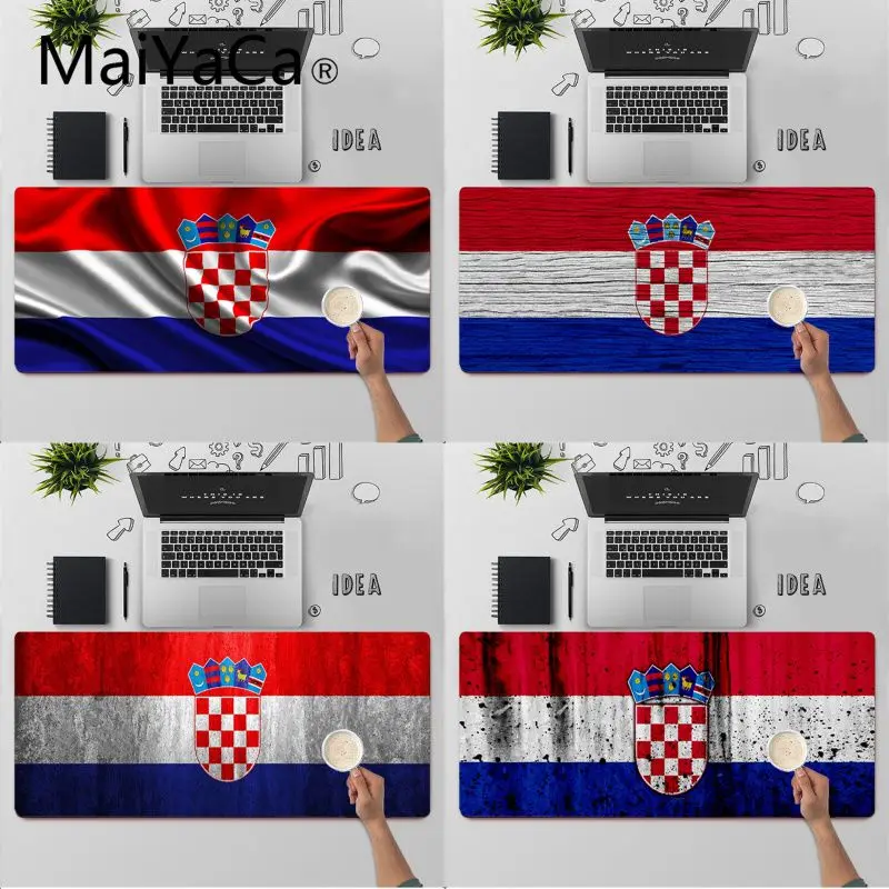 MaiYaCa Подарочная подушка для мальчика Офисная мышка с флагом геймер мягкий коврик