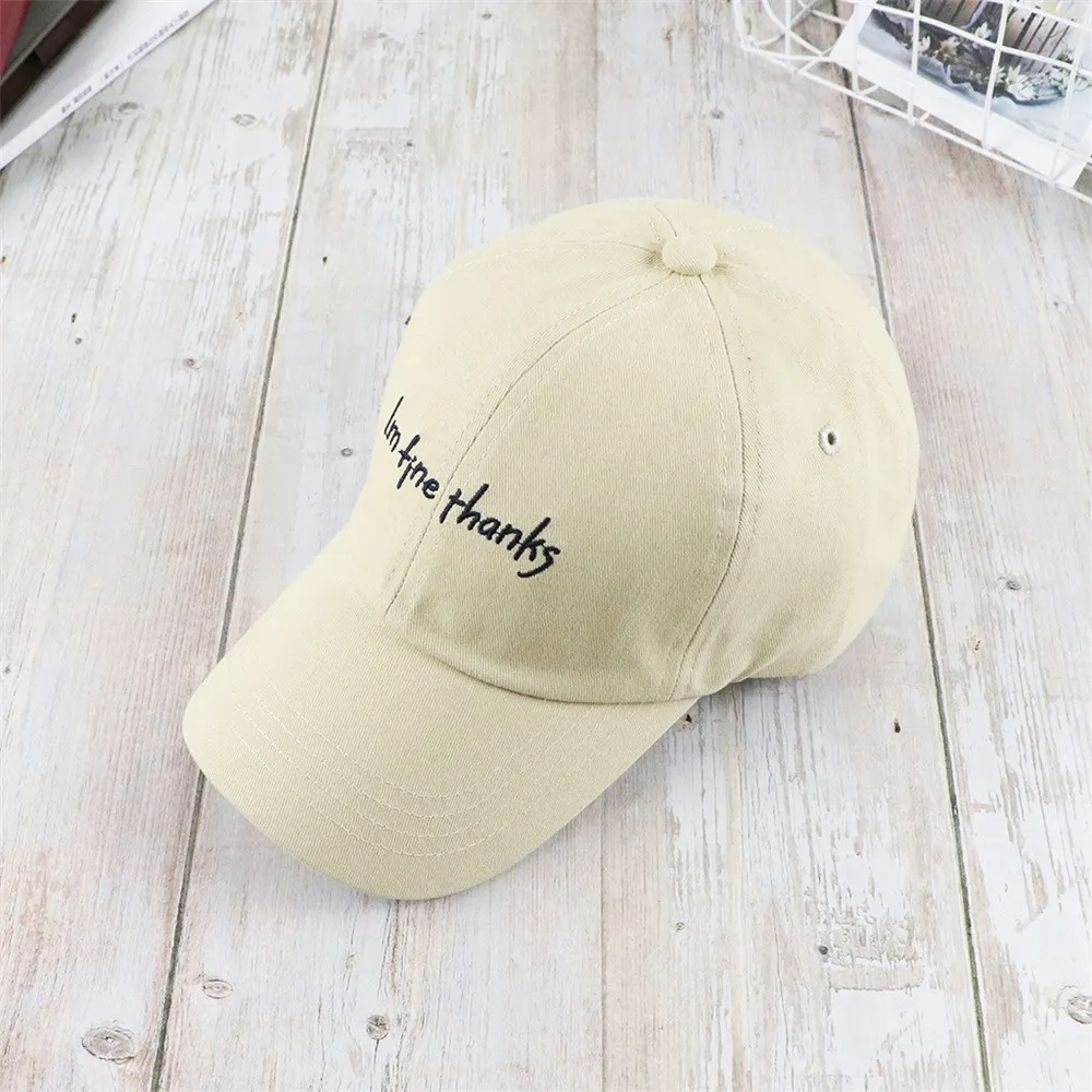 Light Beige TOHUIYAN, летняя бейсболка, хлопок, мужская шапка, Молодежная, с вышитыми буквами, солнцезащитная Кепка, унисекс, для женщин и мужчин, бейсболка, хип-хоп кепка - Цвет: Light Beige