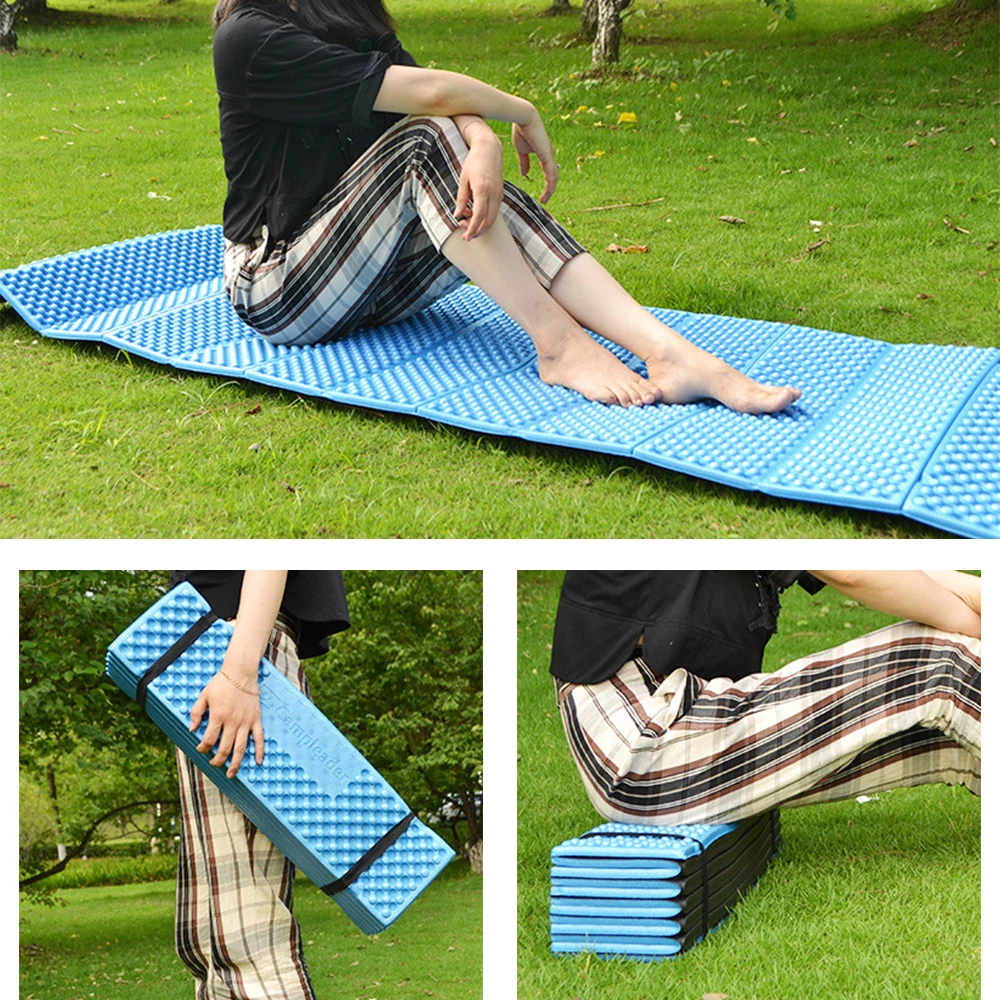 

185*56cm Foldable EVA Camping Mat Seat Outdoor Beach Tent Picnic Moisture-proof Sleeping Pad Mattress Picnic Camping Equipment