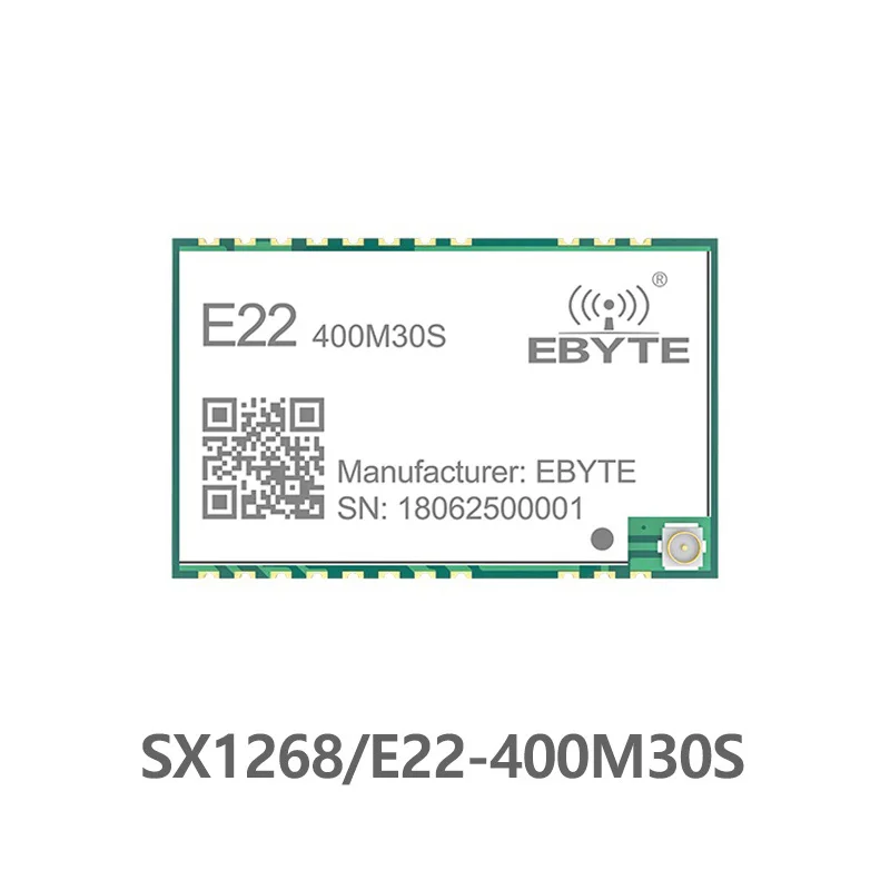 E22 400M30S LoRa SX1268 433 мгц радиочастотный модуль SMD IPEX Печать отверстие 1 Вт дальнего