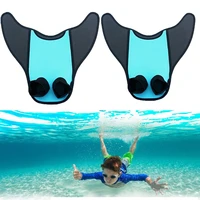 children kid mermaid swimming fins duck flippers rubber short swim fins size adjustable fins neutral flippers diving equipment u