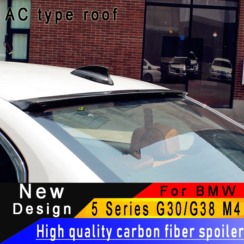 Высококачественный спойлер из углеродного волокна для BMW 5 серии G30 530i 540i 2017UP |