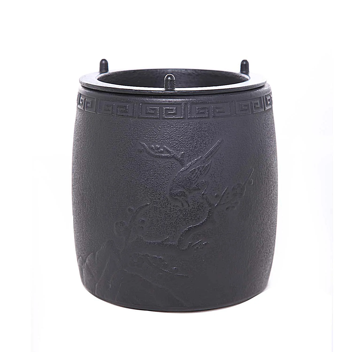 Hot 2016 New Japan Cast Iron Burning Stove Alcohol Pot Furnace Carbon Charcoal Heating Teapot Plum Base Insulation |