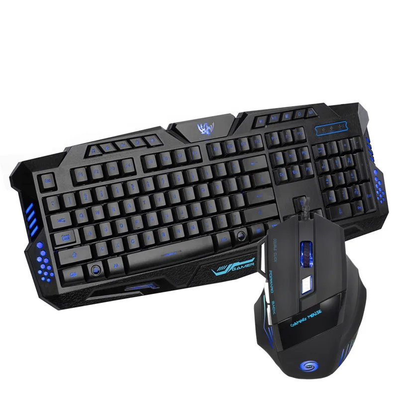 

Wired Mouse Combos And Mechanical Computer Keyboard Kit Set Colorful Keyboards Gamer Accessories Pc Full Gaming Setup Lights