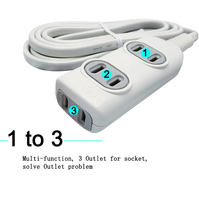 US Японская розетка двухштырьковая Поворотная вилка американский стандарт