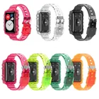 Для Huawei часы подходят ремень Мягкий силиконовый сменный ремешок для Huawei часы подходят TIA-B09B19 Correa браслет аксессуары ремень