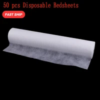 50pcs disposable bed sheets beauty salon non woven bath travel massage mattress sheet non waterproof oil proof headrest paper