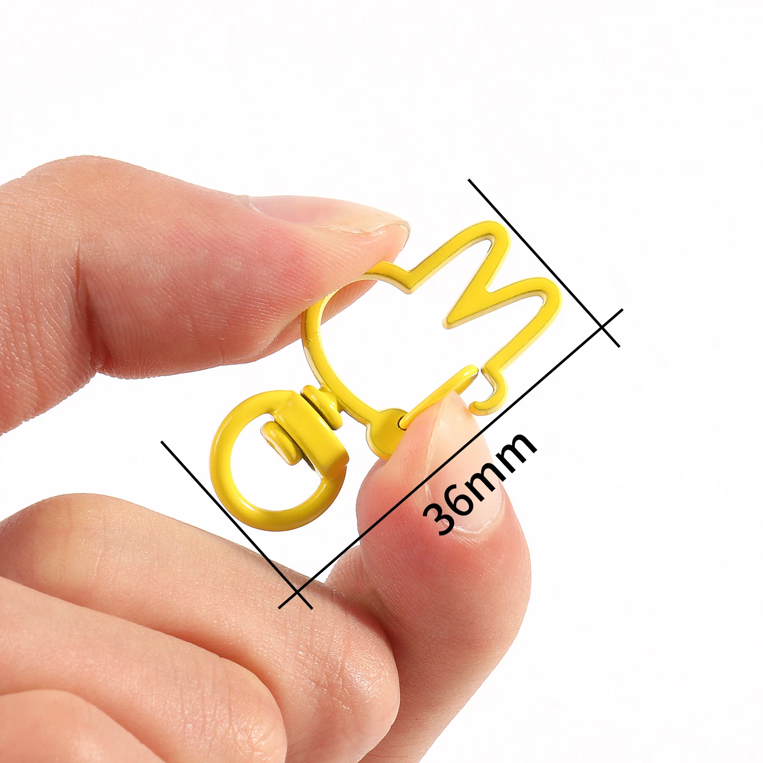 Застежка-карабин металлическая цветная для ключей сделай сам кольца-коннекторы