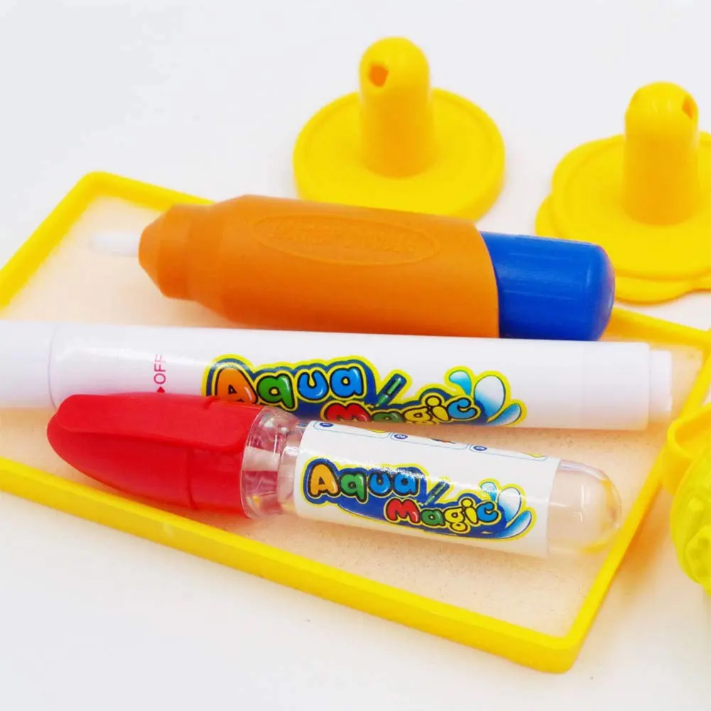 Высокое качество Аква Вода Каракули ручки штамп и роликовые трафареты